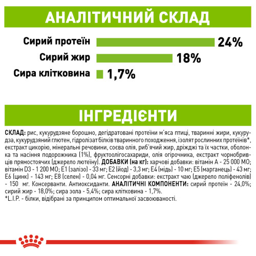 Сухий корм для дорослих собак мініатюрних порід  ROYAL CANIN XSMALL ADULT 8+ (домашня птиця), 3 кг